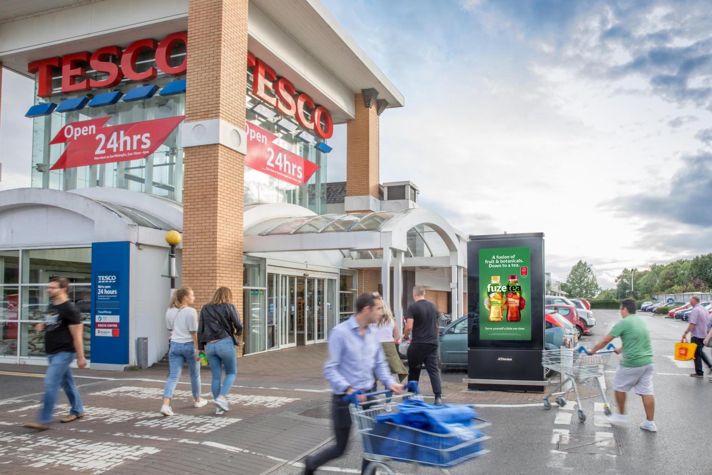 Channel Tesco JCDecaux UK